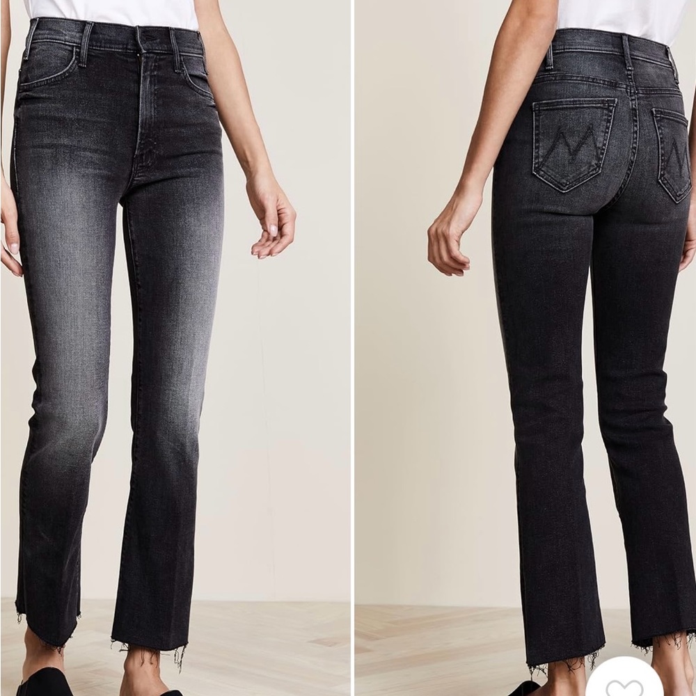 MOTHER black / dark grey jeans